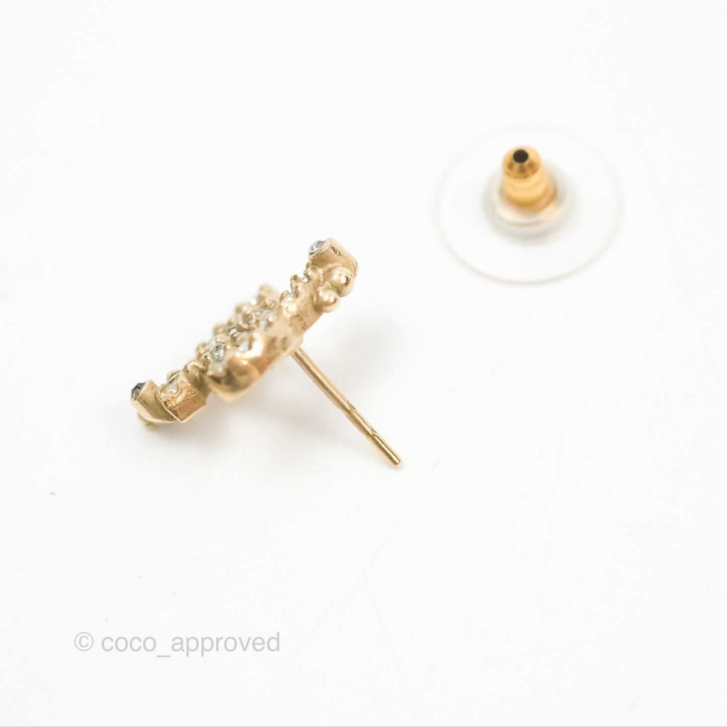 Chanel Crystal CC Gold Tone 9P