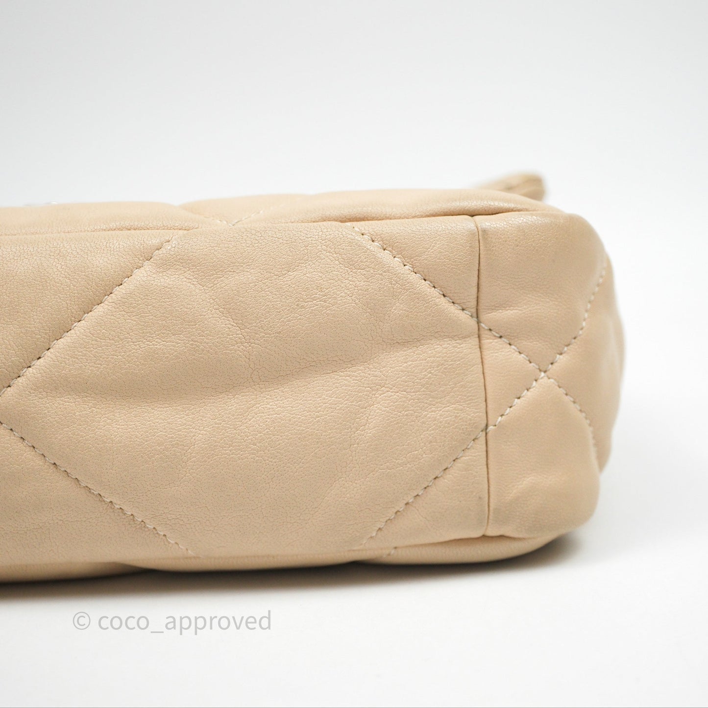 Chanel 19 Small Beige Mixed Hardware