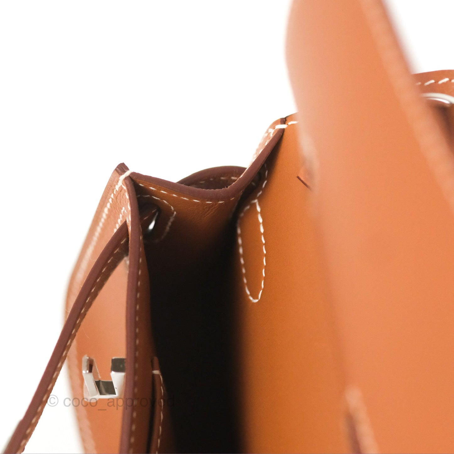 Hermès Mini Jypsiere Gold Evercolor Palladium Hardware