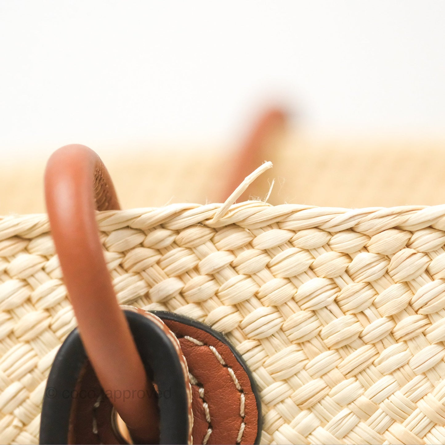 Loewe x Paula’s Ibiza Woven Anagram Basket Bag Natural/Tan