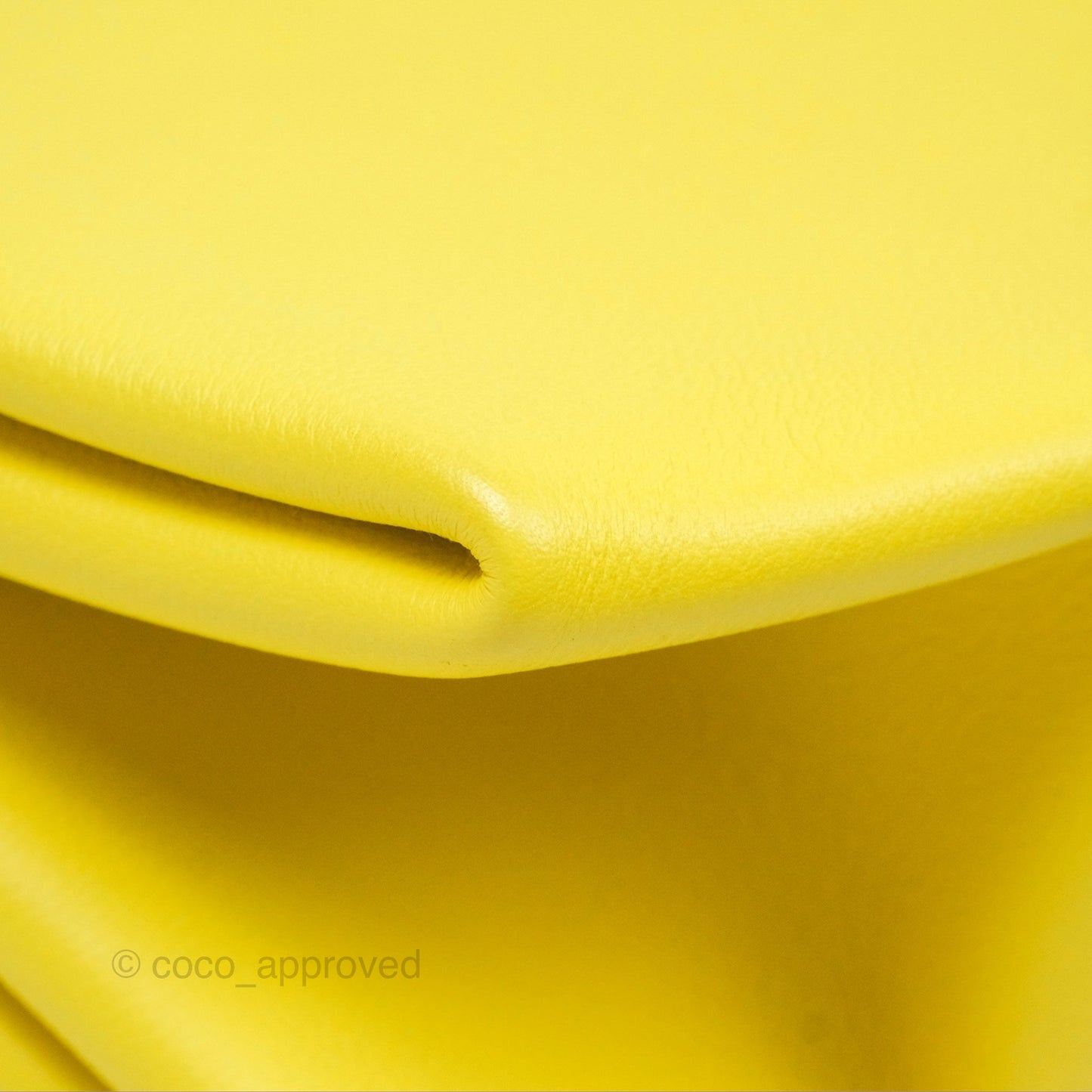 Hermes Opli Bag Lime Yellow Novillo