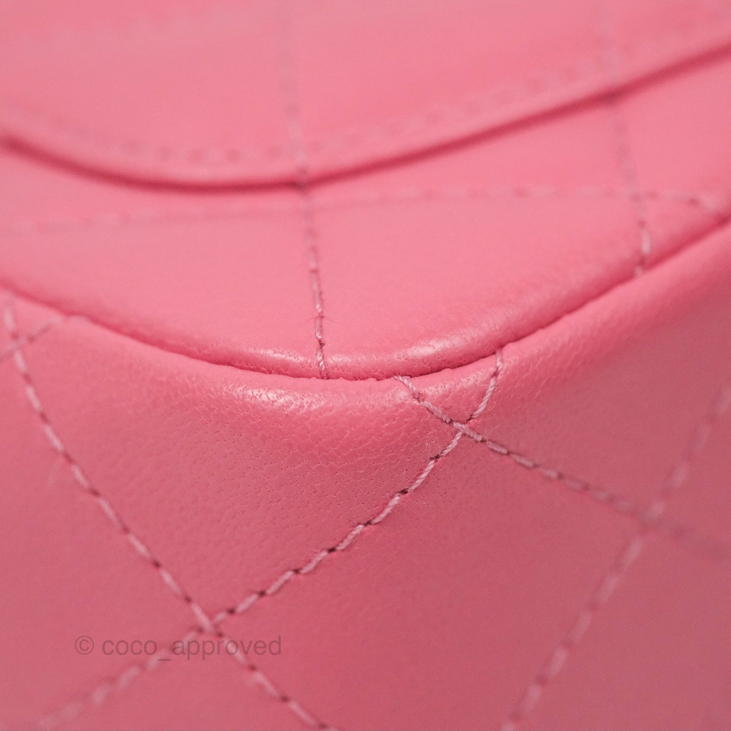 Chanel Quilted Mini Square Lambskin Pink Gold Hardware