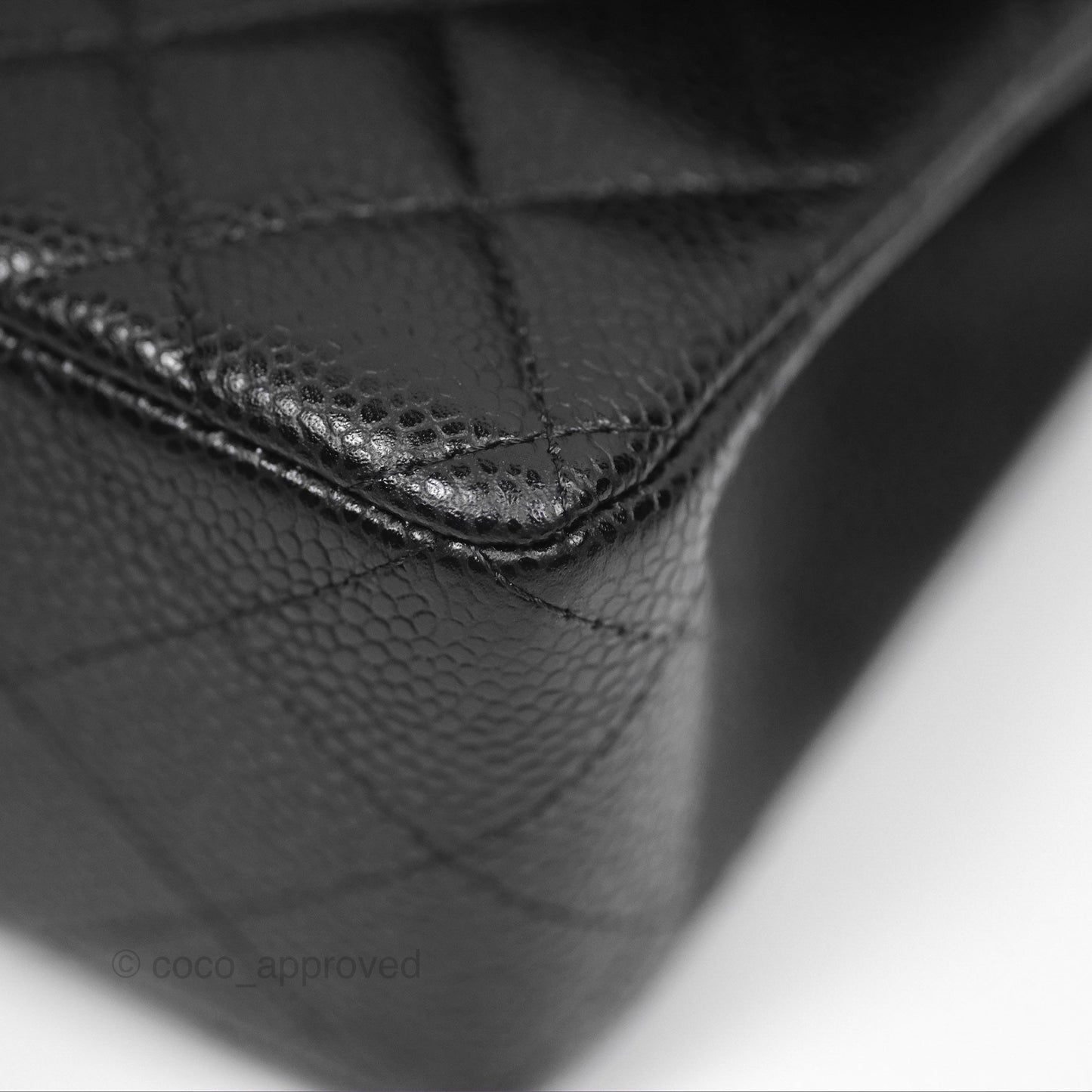 Chanel Small Classic Quilted Flap Black Caviar Gold Hardware