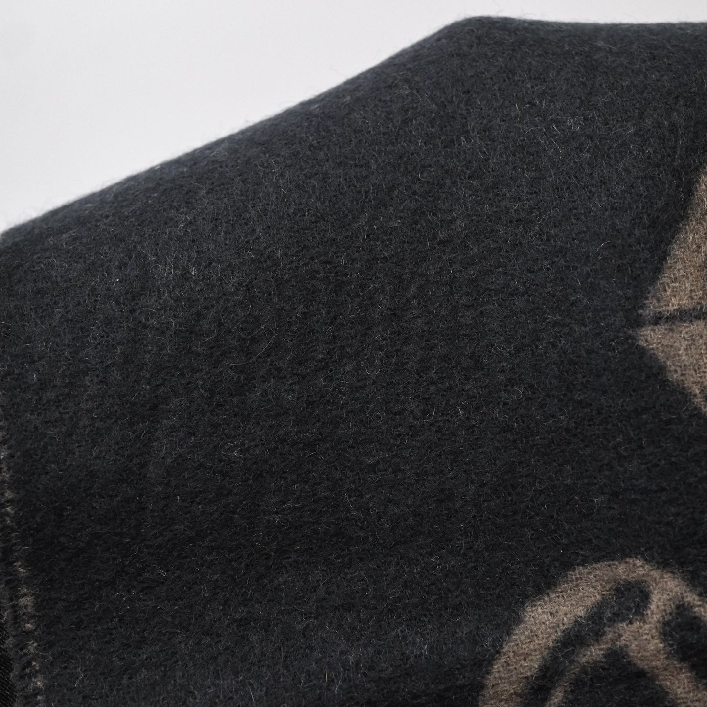 Hermes Sangles En Zig Zag Scarf Noir / Basalte