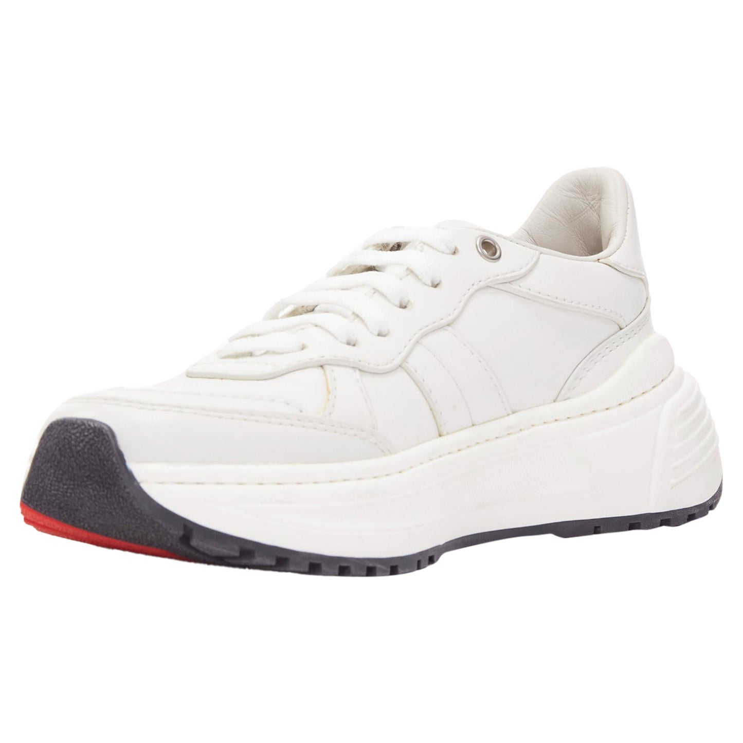 Luxury Bottega Veneta Speedster Leather Panelled Soled Dad Sneakers