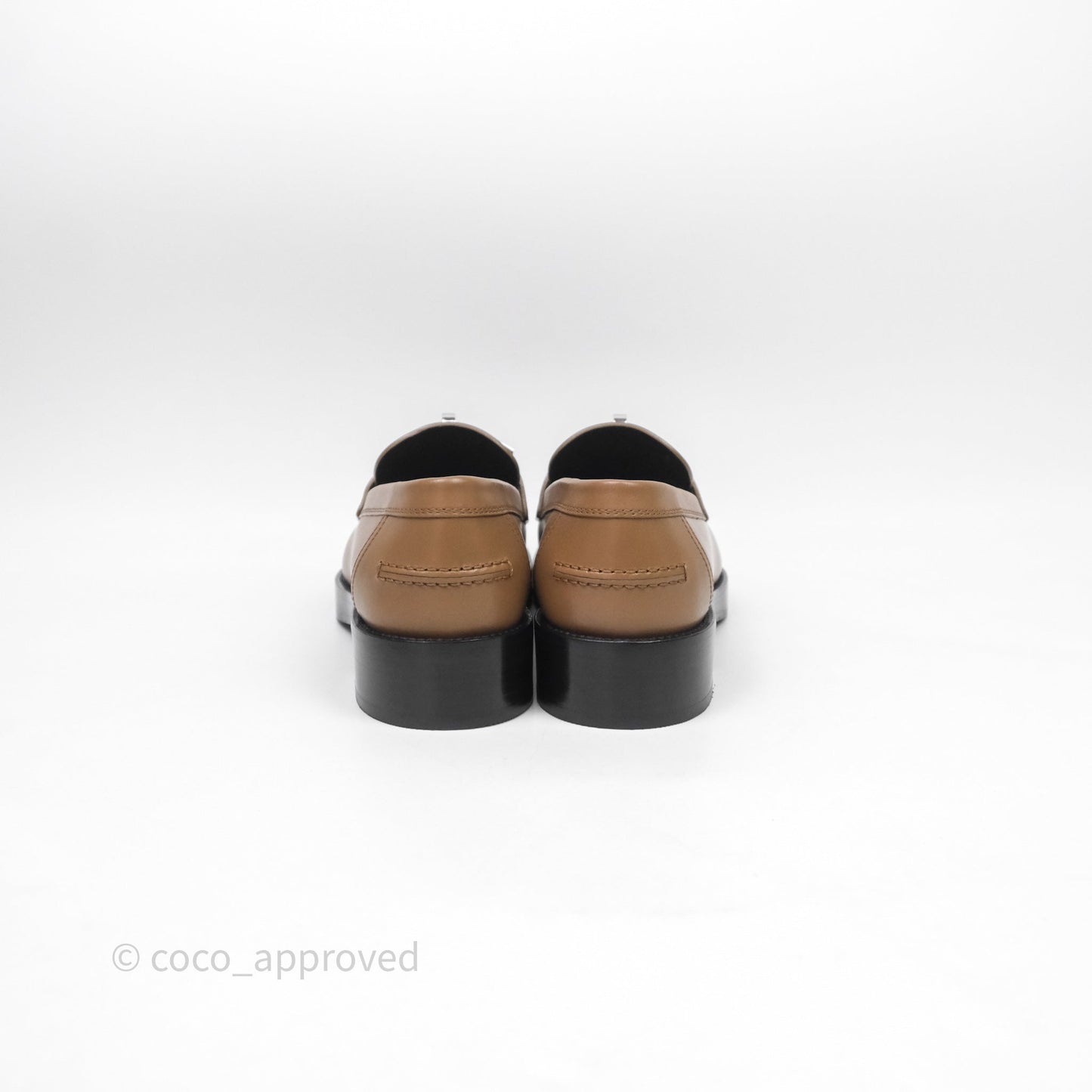 Hermès A Eclair Kelly Loafer Brown Size 38.5
