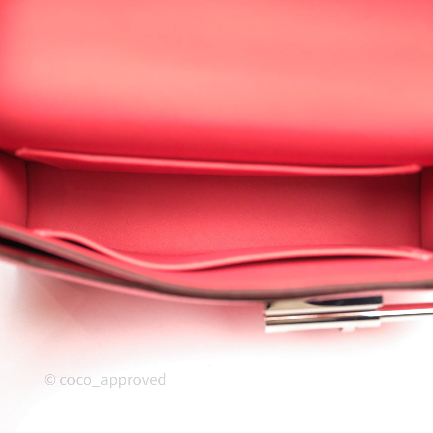 Hermès Mini Verrou Chaine Bag Rose Lipstick U5 Chevre Mysore Palladium Hardware