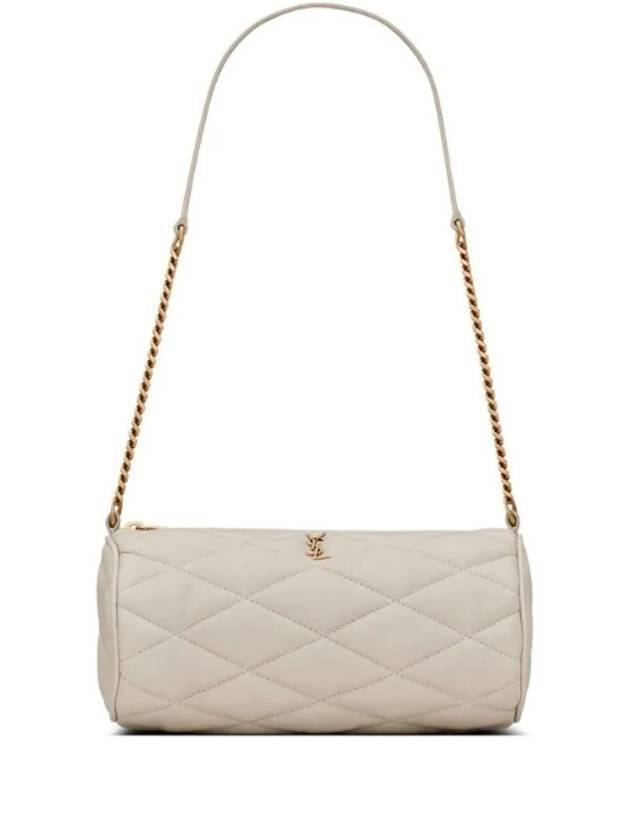 Luxury Saint Laurent Tube Quilting Small Shoulder Bag Vintage White