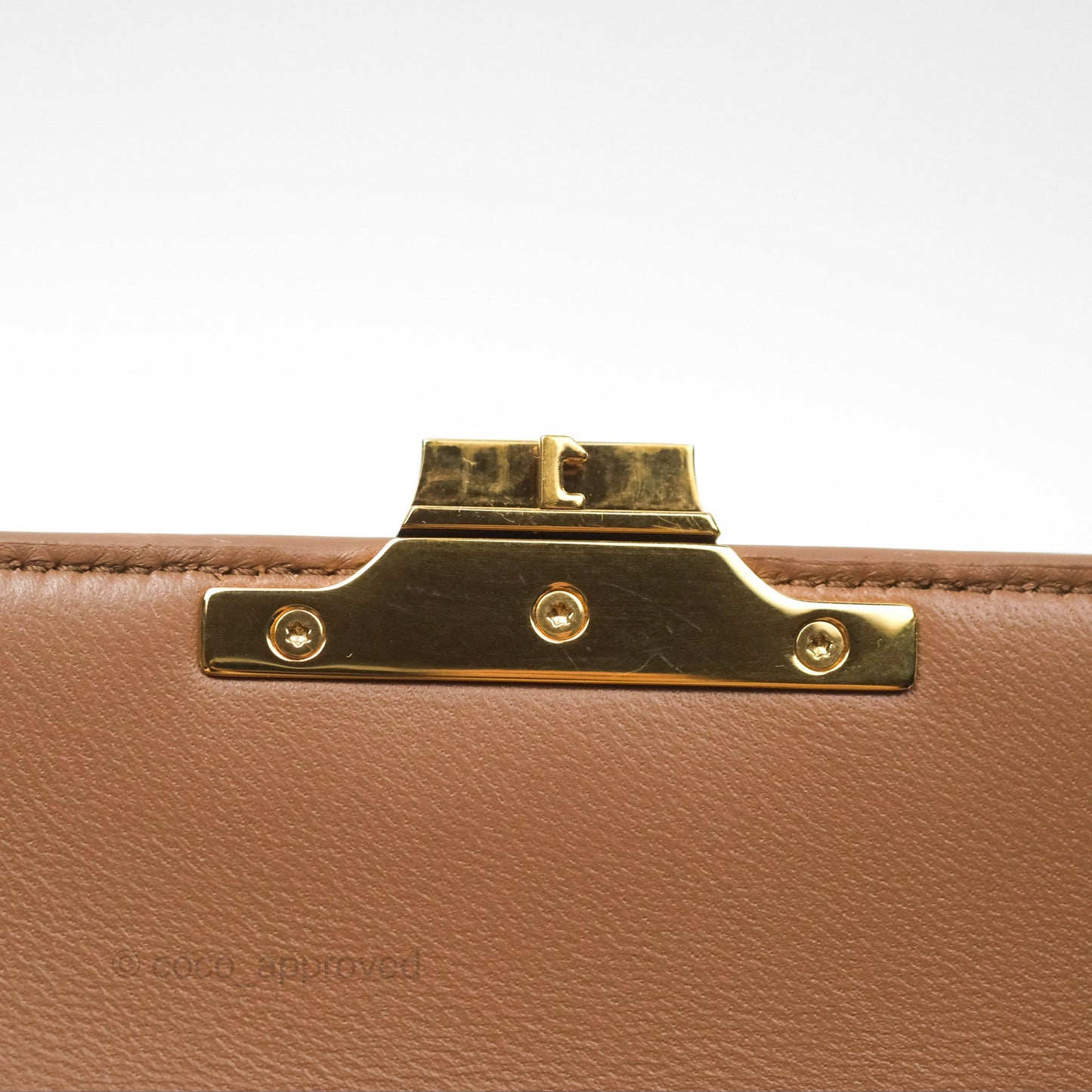 Celine Teen Triomphe Bag Shiny Calfskin Bronze
