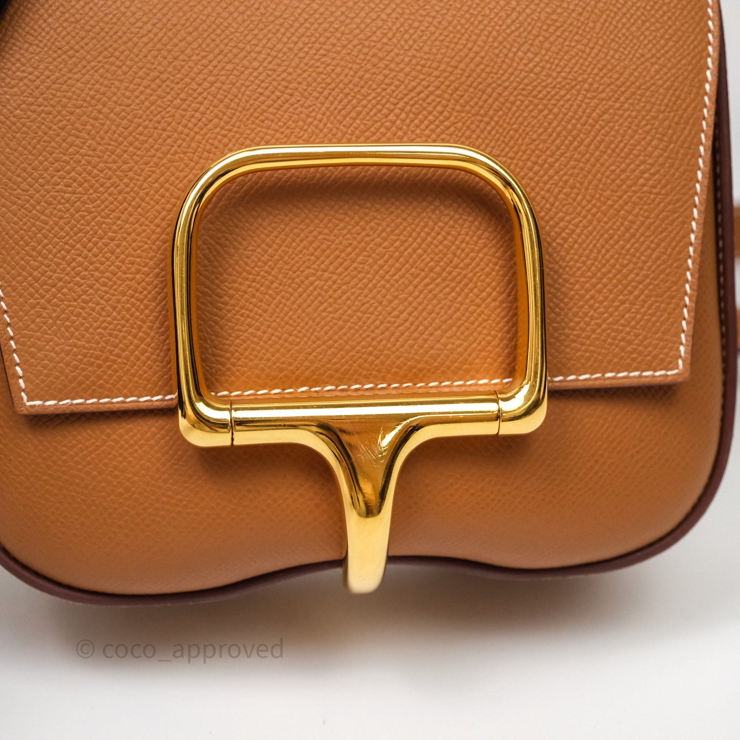 Hermès Della Cavalleria Mini Bag Gold 37 Epsom Gold Hardware
