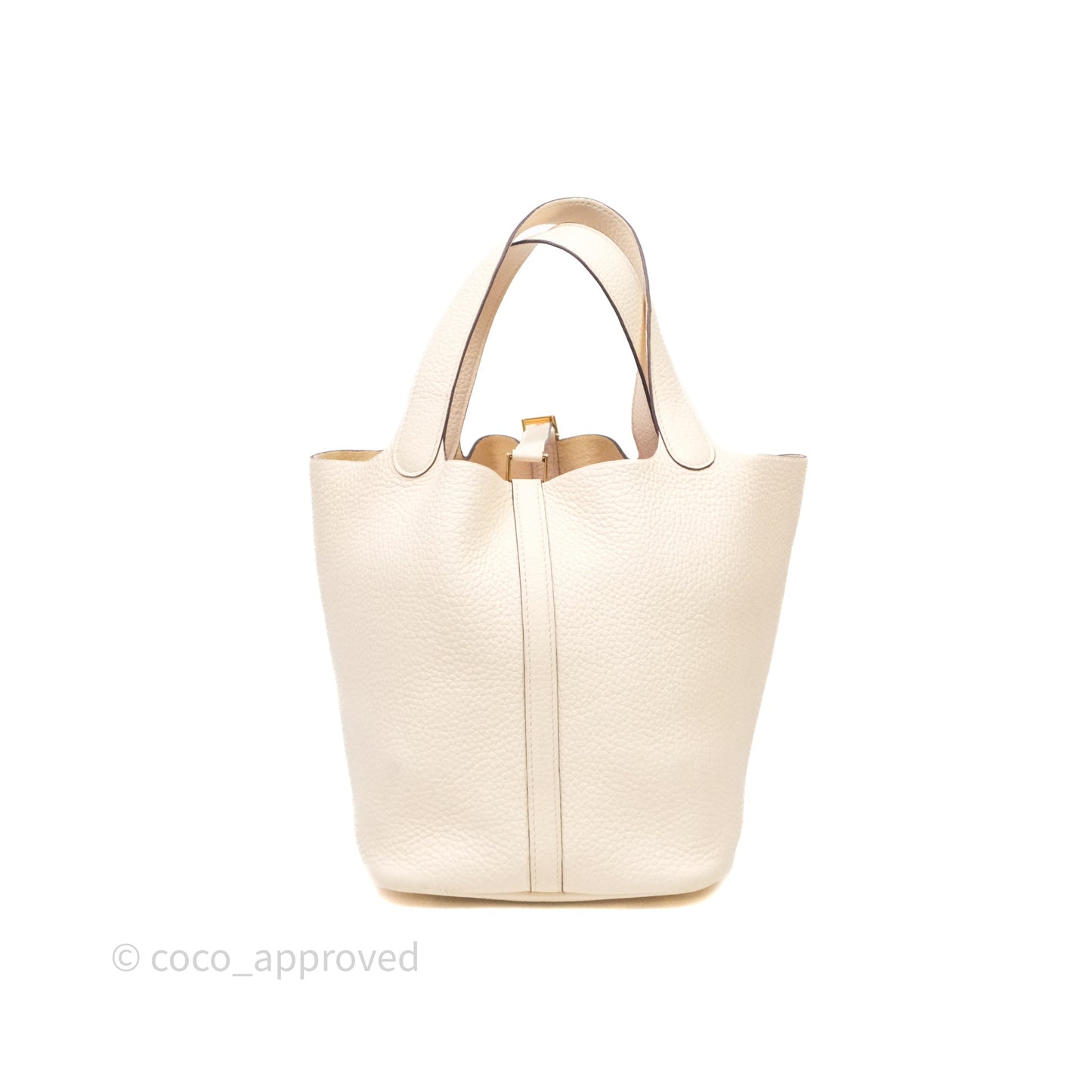 Hermès Picotin 22 Nata I2 Clemence Gold Hardware