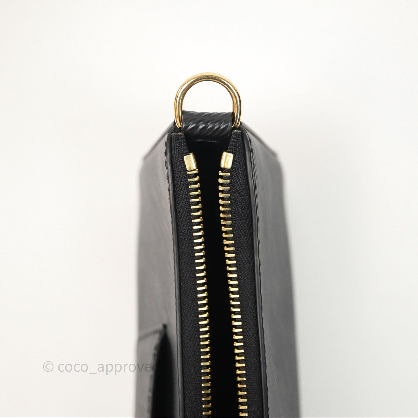 Louis Vuitton TM Epi Marellini Bag Monogram Black Gold Hardware