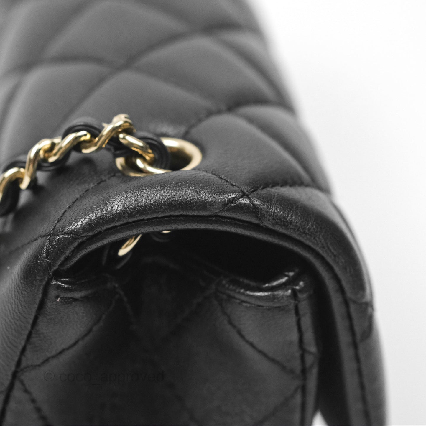 Chanel Ball Crush Mini Rectangular Black Lambskin Gold Hardware 23C