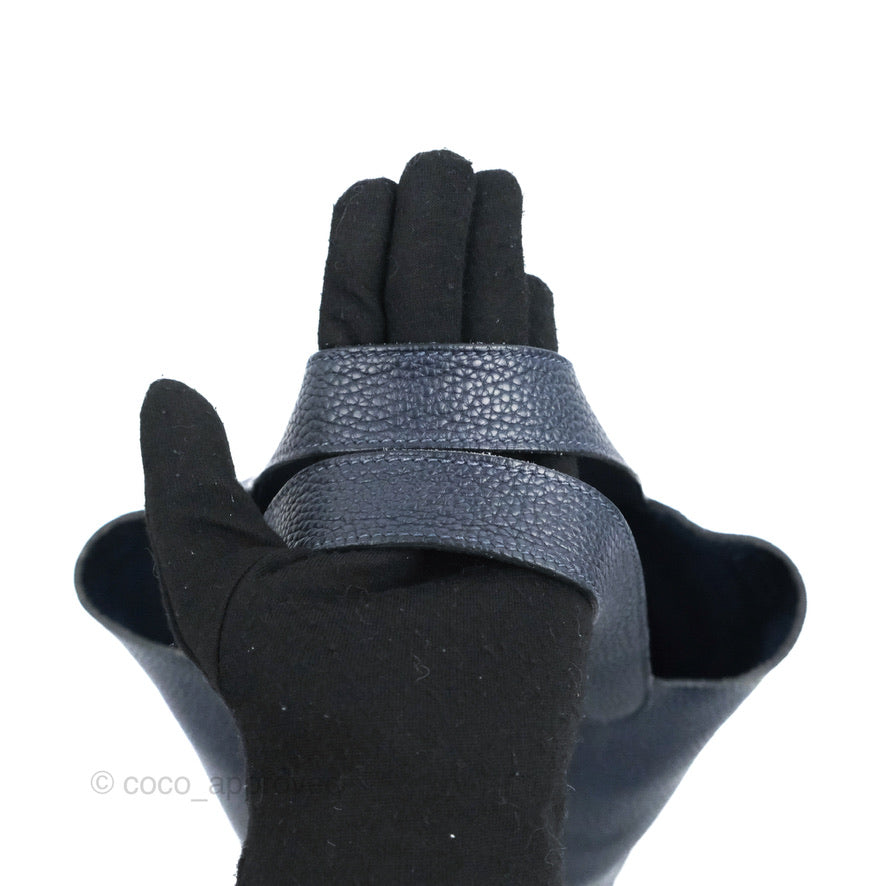Hermès Picotin 22 Bleu Nuit 2Z Clemence Palladium Hardware
