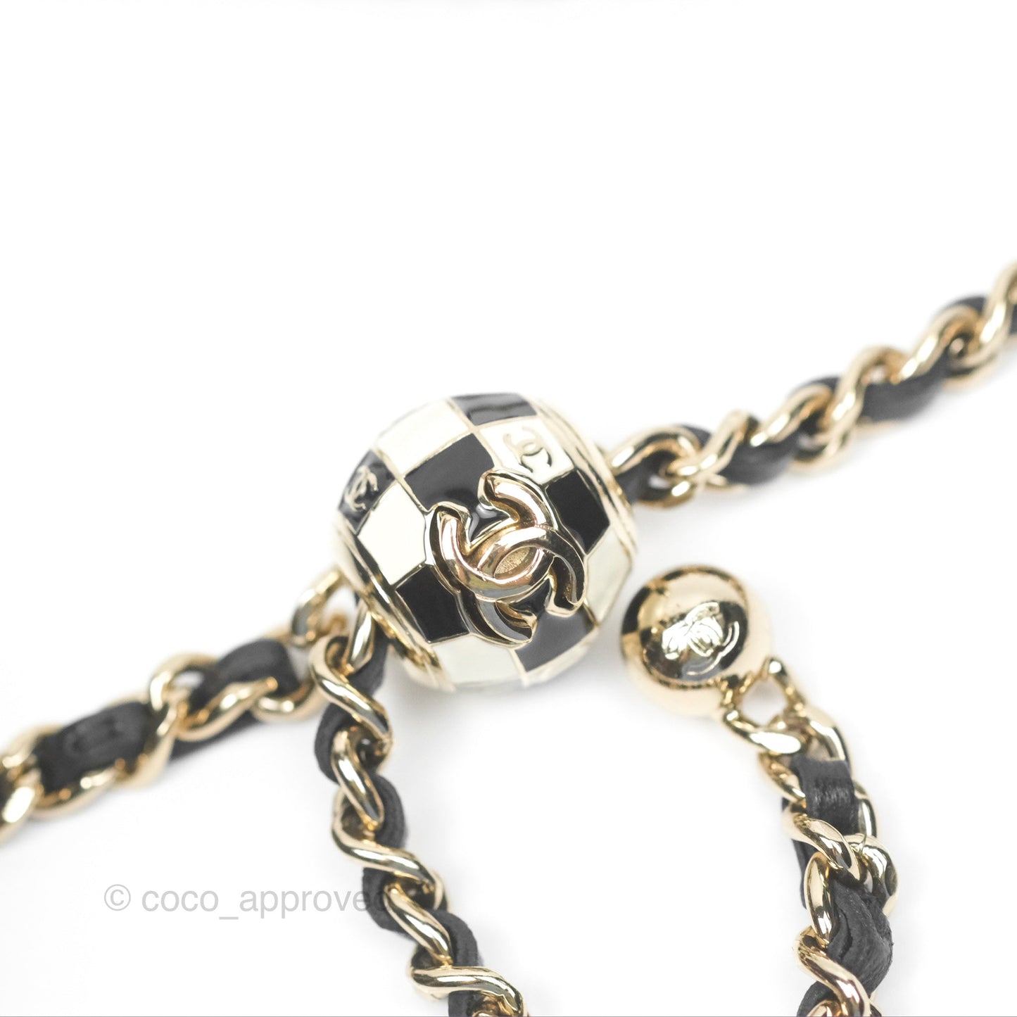Chanel Ball Crush Vanity with Chain Black Lambskin Gold Hardware