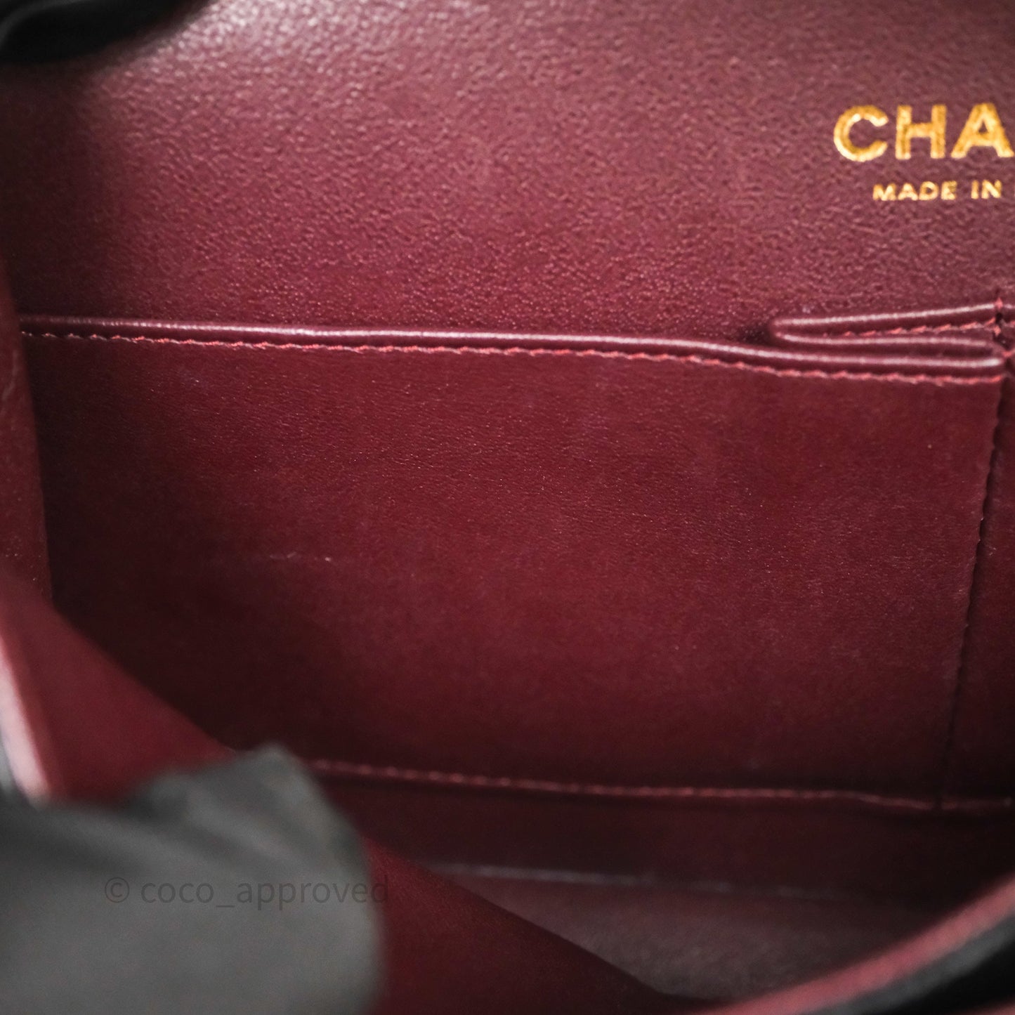 Chanel Classic Medium Flap Quilted Black Caviar Gold Hardware