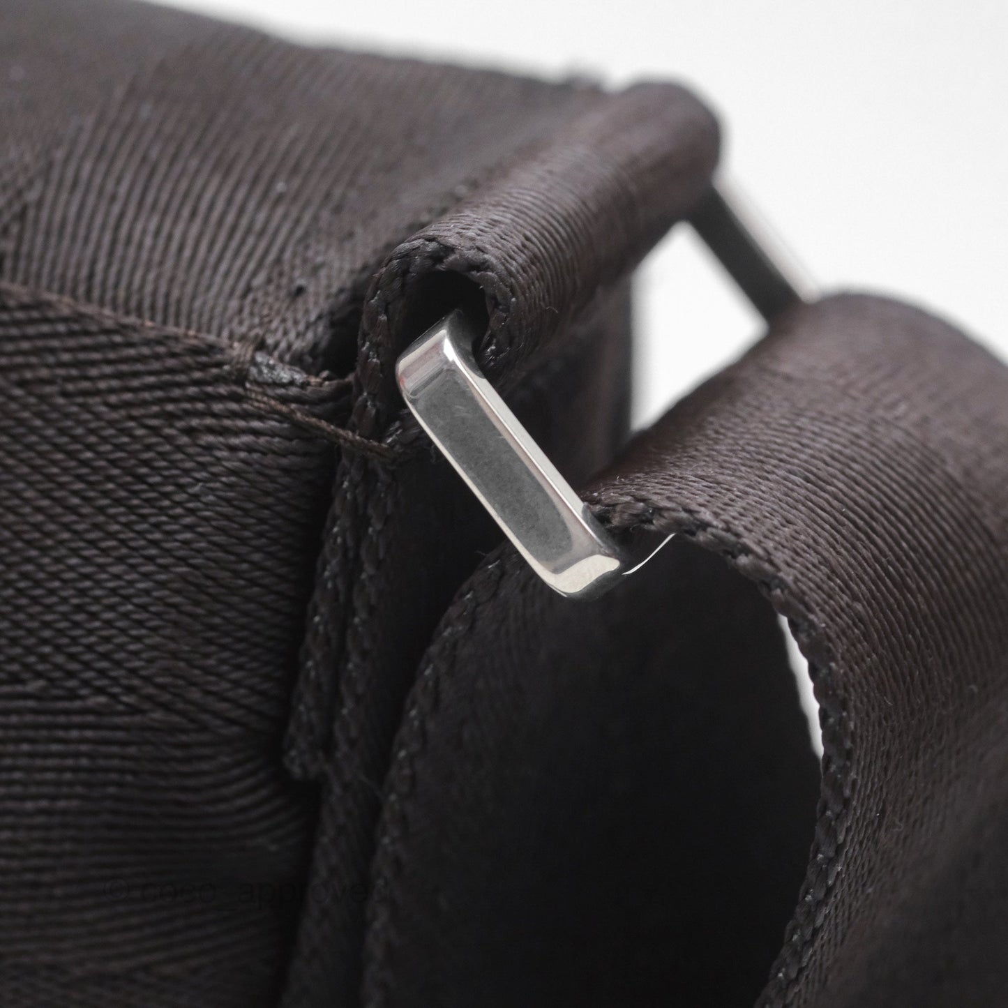 Bottega Veneta Maxi Webbing Cassette Bag Dark Brown