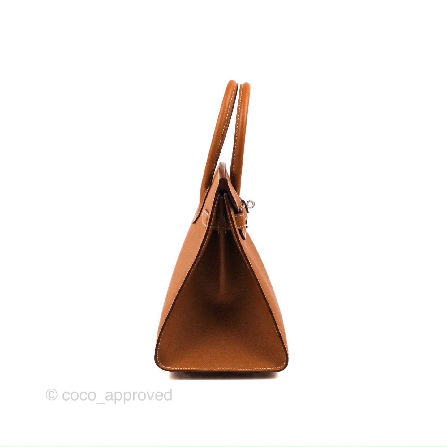 Hermès Birkin 30 Sellier Gold Epsom Palladium Hardware