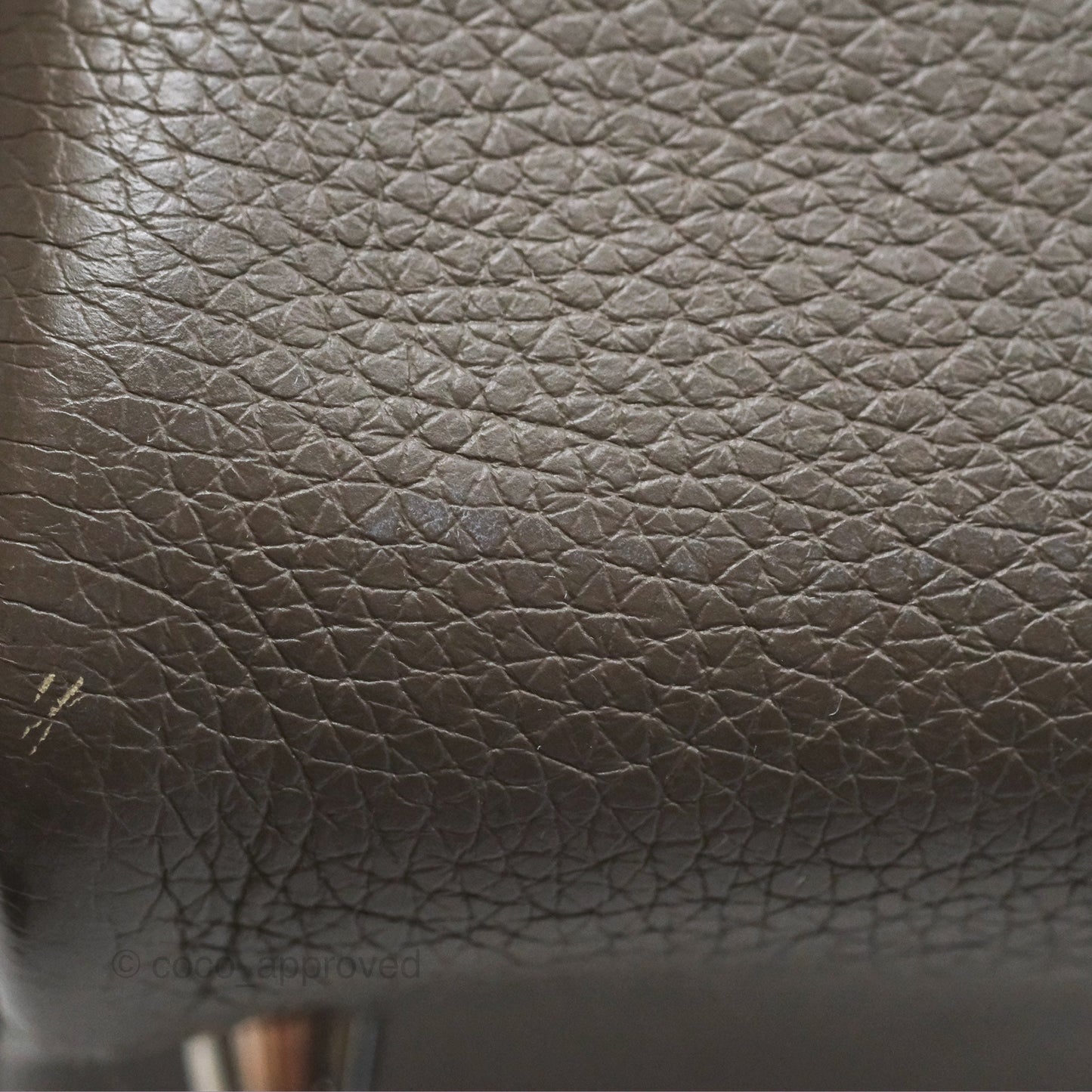 Hermès Lindy 26 Etain 8F Clemence Palladium Hardware