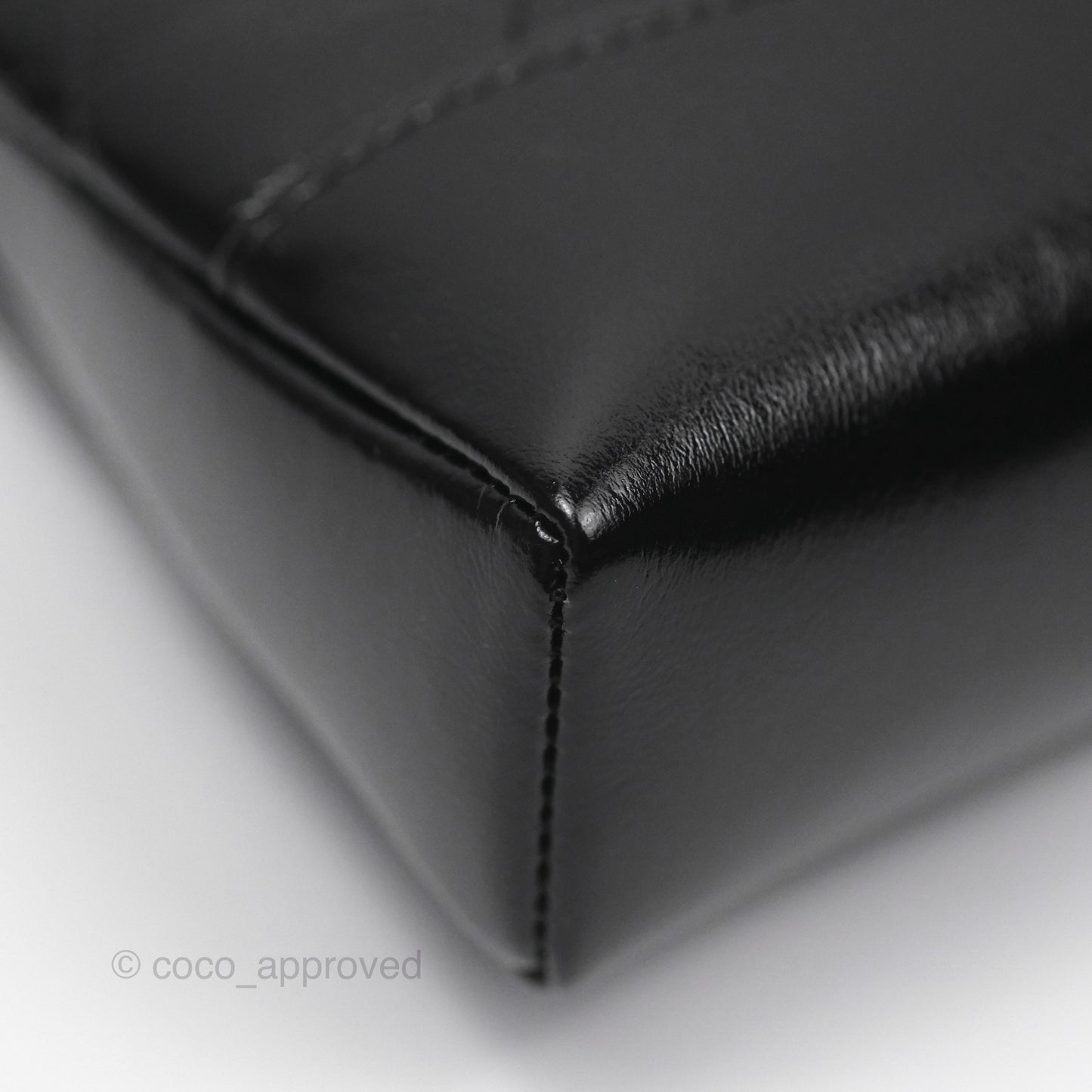Chanel Nano 31 Black Shiny Calfskin Gold Hardware