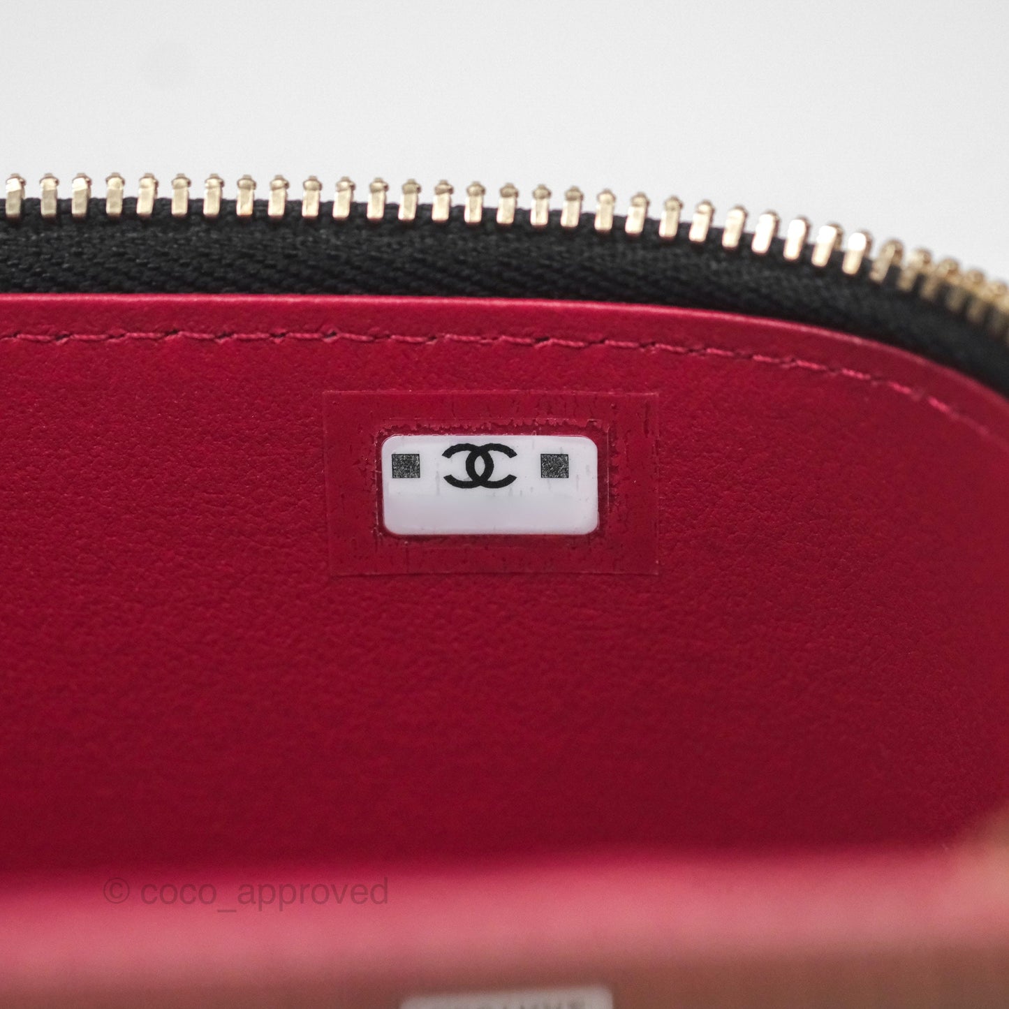Chanel Quilted Vanity Rectangular with Camellia Adjustable Chain Black Lambskin 23S