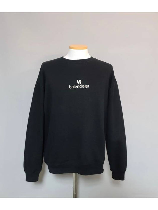 Luxury Balenciaga embroidered logo sweatshirt 77