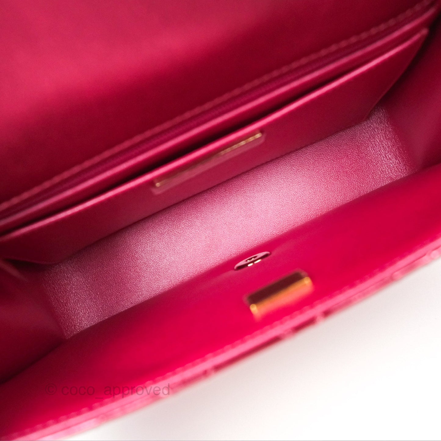 Chanel Small Flap Star Backpack Metallic Pink Mirror Calfskin Gold Hardware 24C