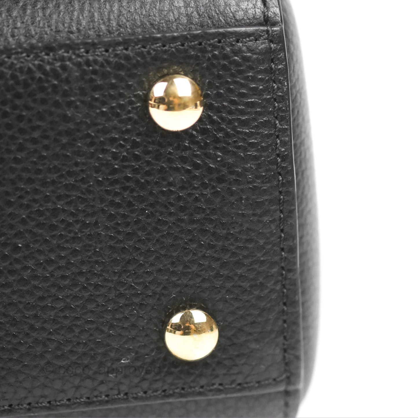Chanel Mini Neo Executive Shopper Tote Black Grained Calfskin Gold Hardware