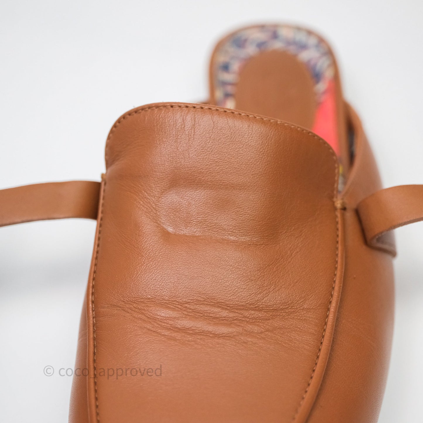 Hermès Oz Mules Calfskin Naturel Palladium Hardware Size 36