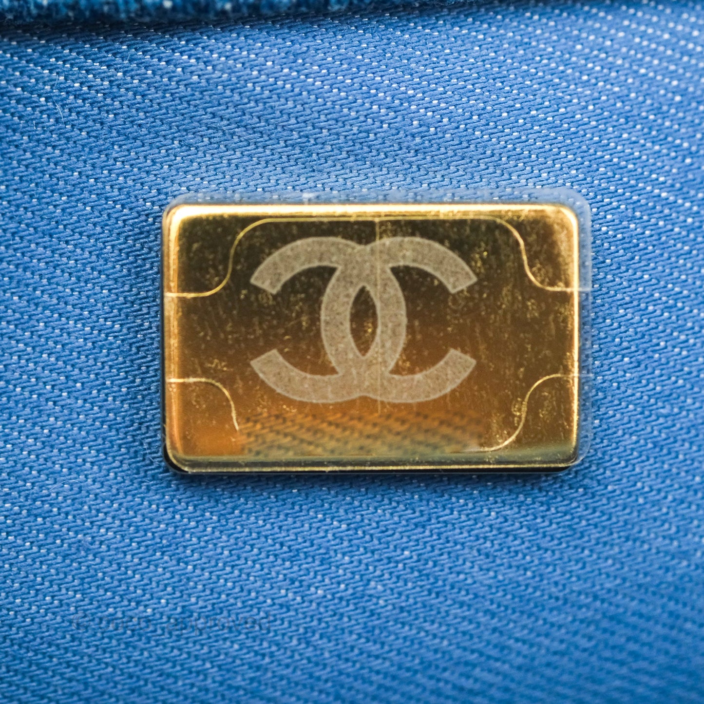 Chanel Quilted Small Denim Mood Flap Blue Multicolor 22P