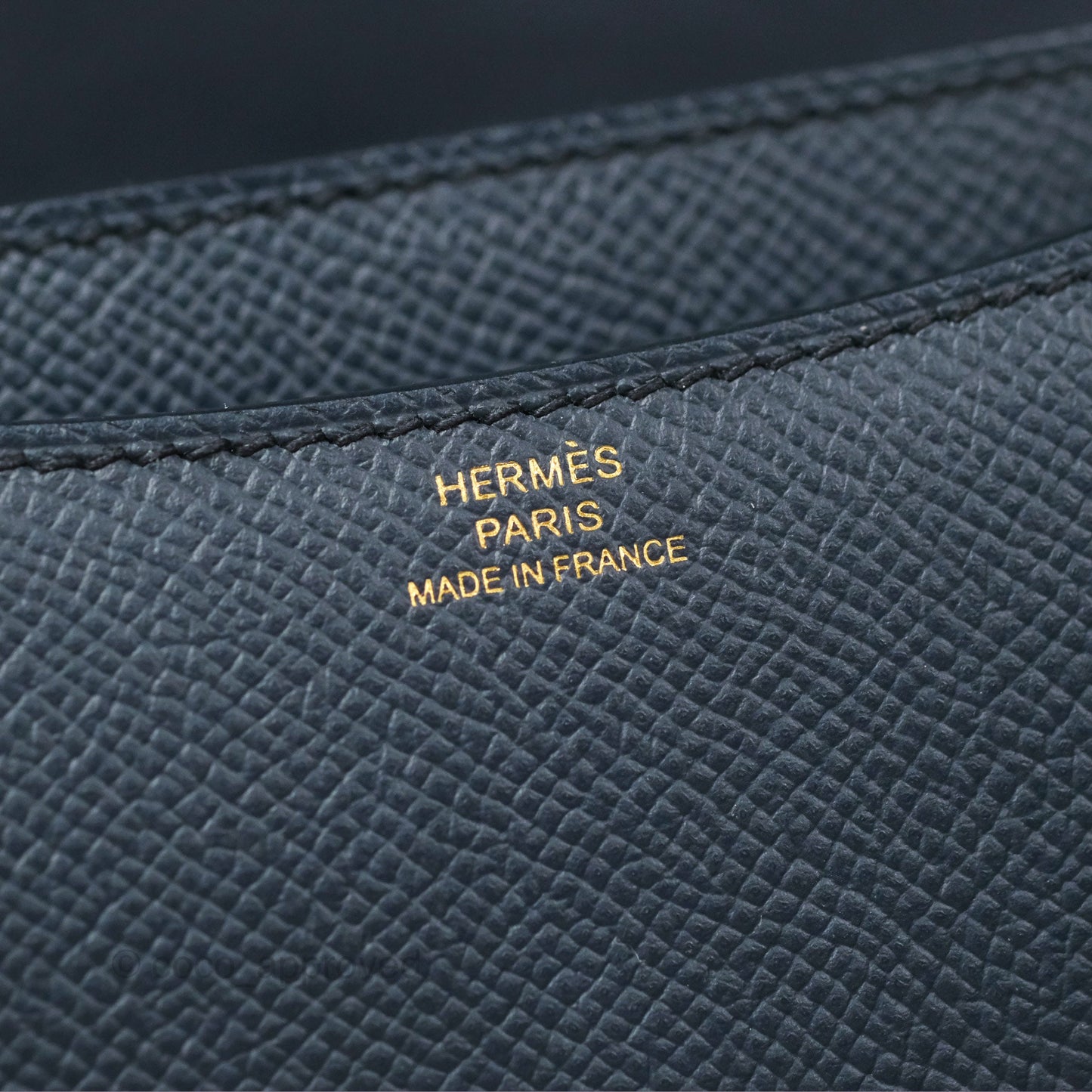 Hermès Constance Mini 18cm Bleu Nuit 2Z Epsom Rose Gold Hardware