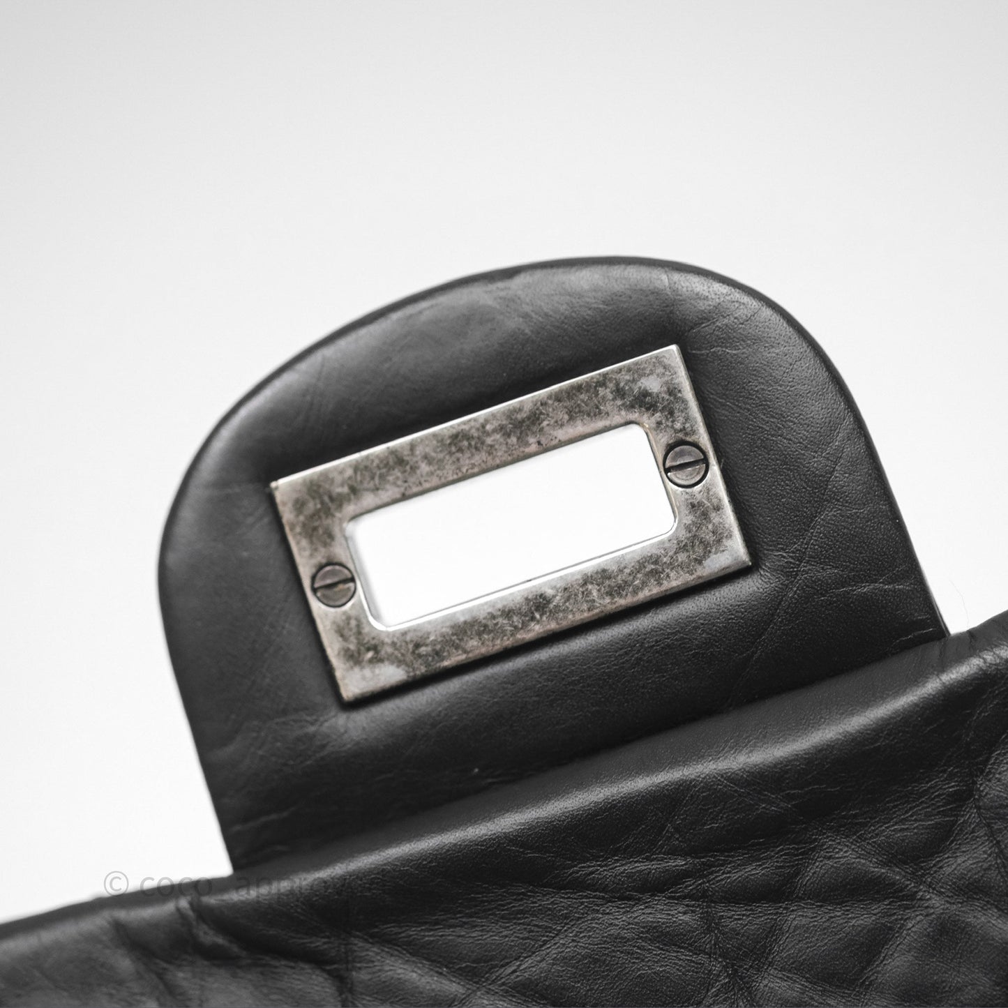Chanel Quilted Reissue 226 Aged Calfskin Black Ruthenium Hardware