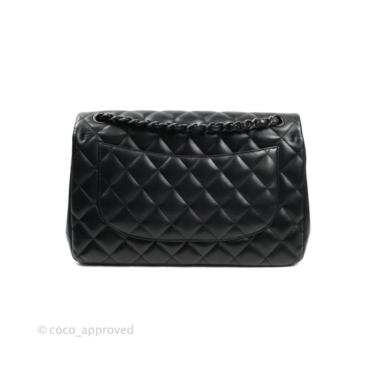 Chanel Jumbo Double Flap So Black Lambskin