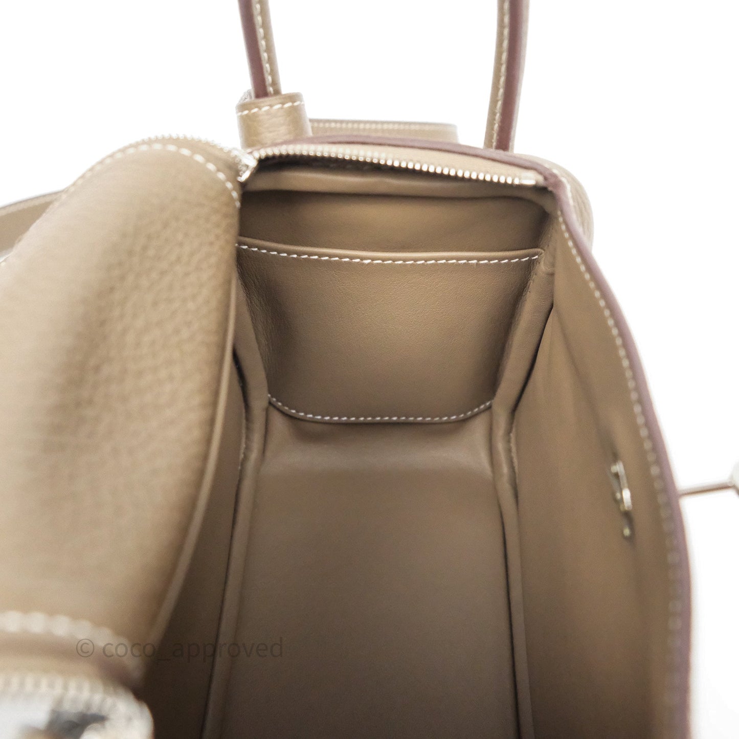 Hermès Mini Lindy 20 Etoupe 18 Clemence Palladium Hardware