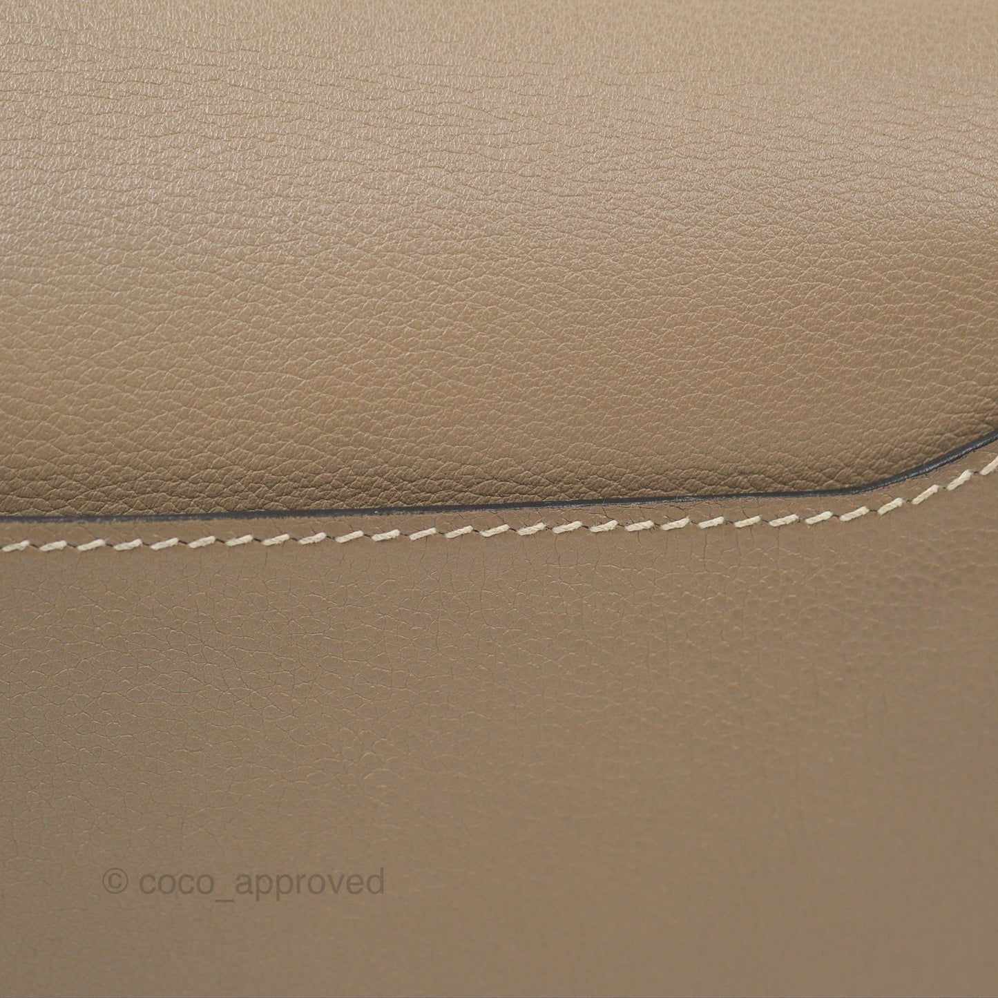 Hermès Roulis 23 Etoupe Evercolor Palladium Hardware