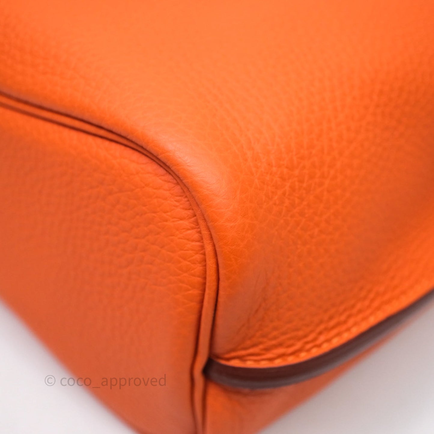 Hermes Kelly So Orange Togo Gold Hardware