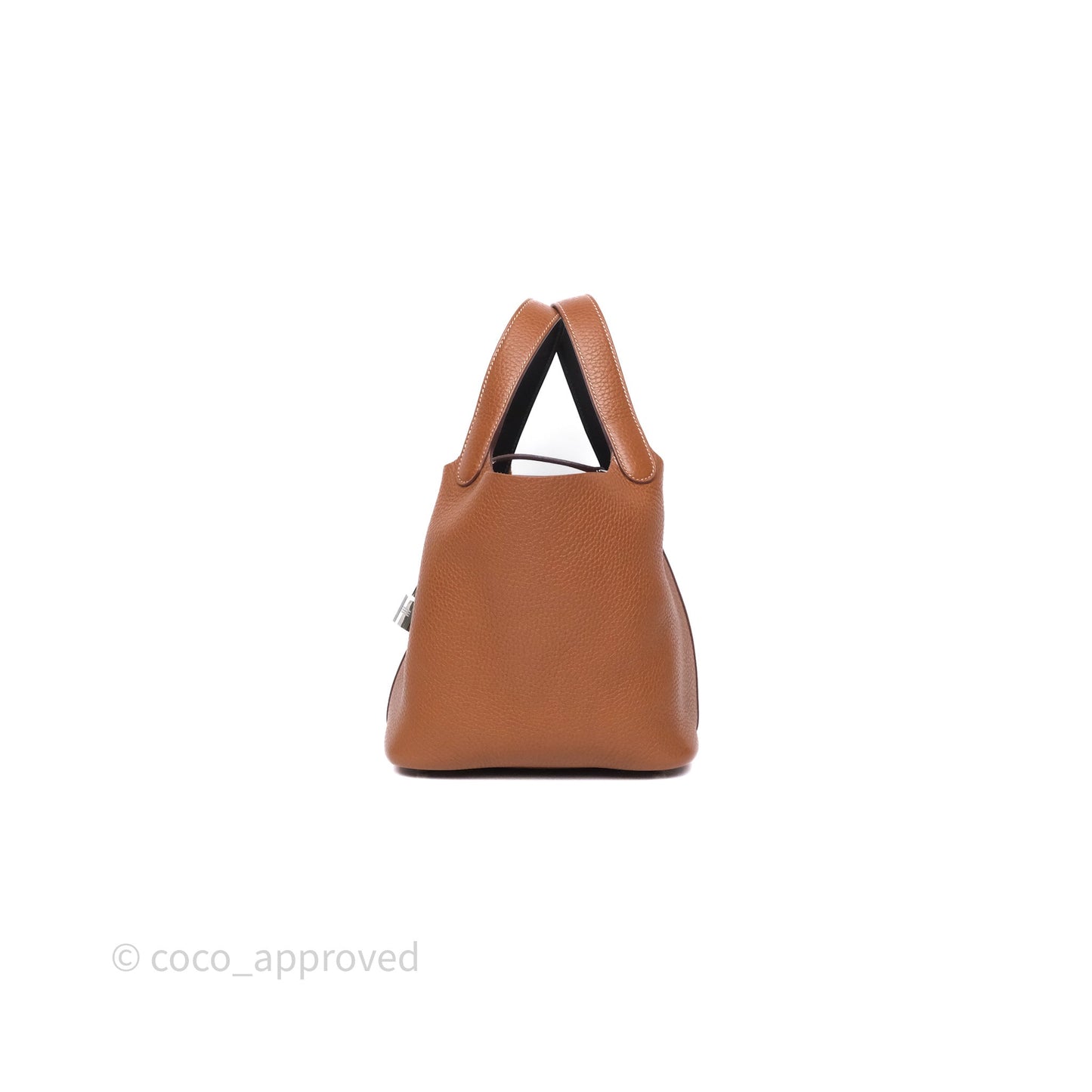 Hermès Picotin Lock 18 Gold 37 Clemence/ Ebene 46 Swift Palladium Hardware