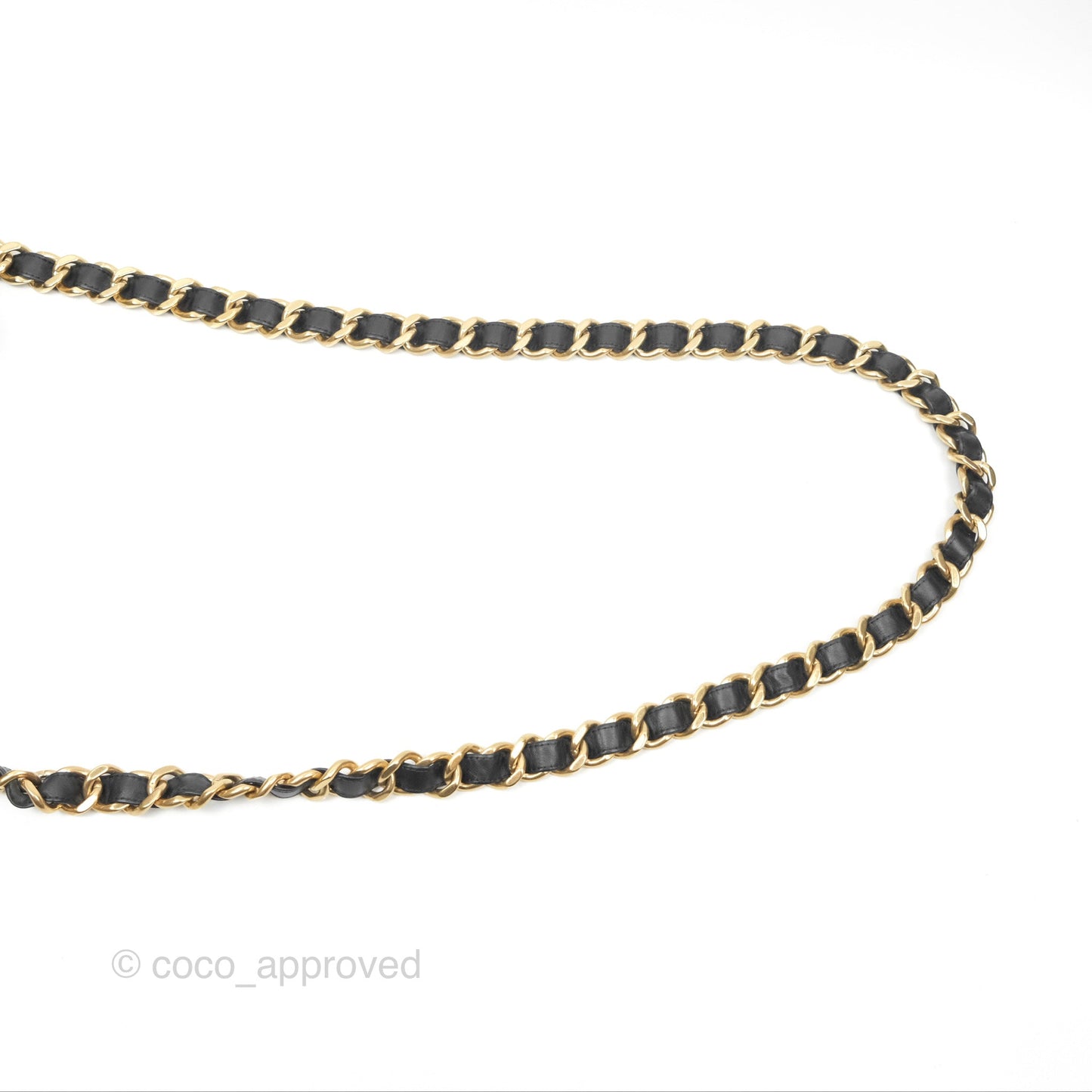 Chanel Chain Handle Flap Bag Black Goatskin Gold Hardware