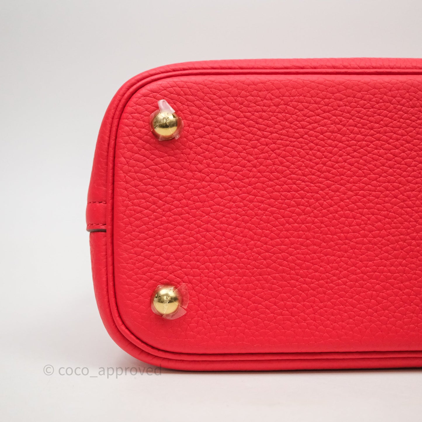Hermès Bolide 31 Rouge Clemence Gold Hardware