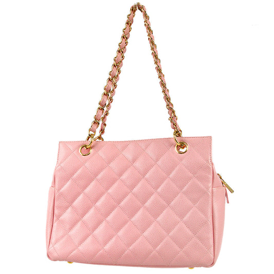 Luxury Chanel 2003-2004 Petite Timeless Tote PTT Pink Caviar