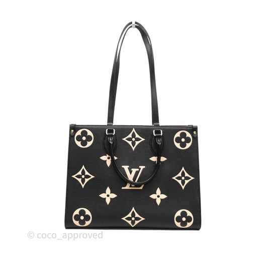 Louis Vuitton OnTheGo Tote Bicolor Monogram Empreinte Giant MM