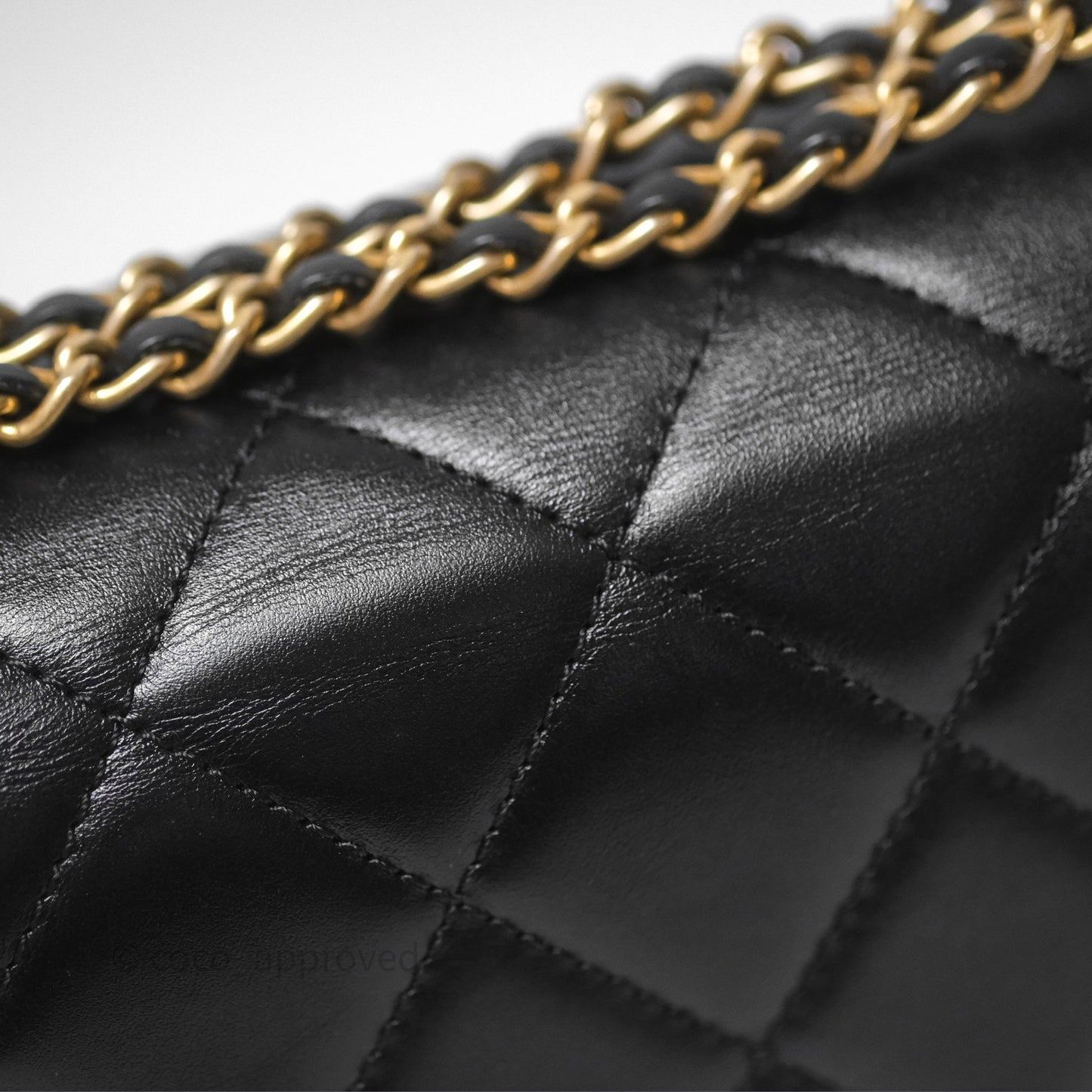 Chanel Quilted Mini Perfect Fit Adjustable Black Calfskin Gold Hardware