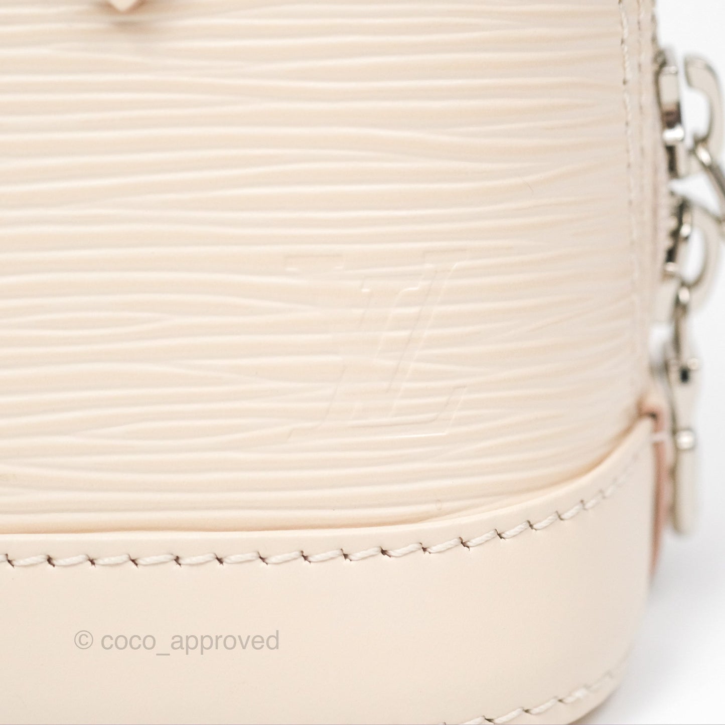 Louis Vuitton Alma Nano Quartz Silver Hardware