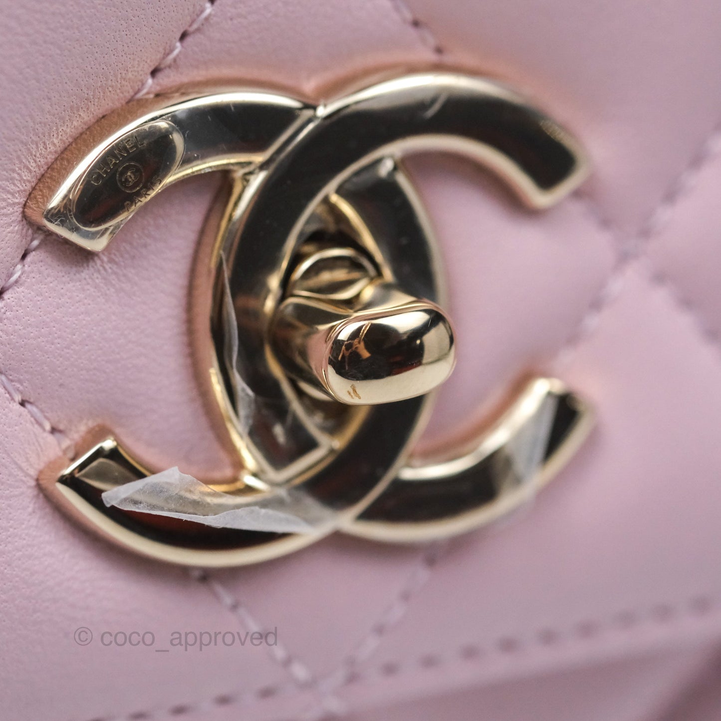 Chanel Small Trendy CC Mauve Pink Lambskin Gold Hardware