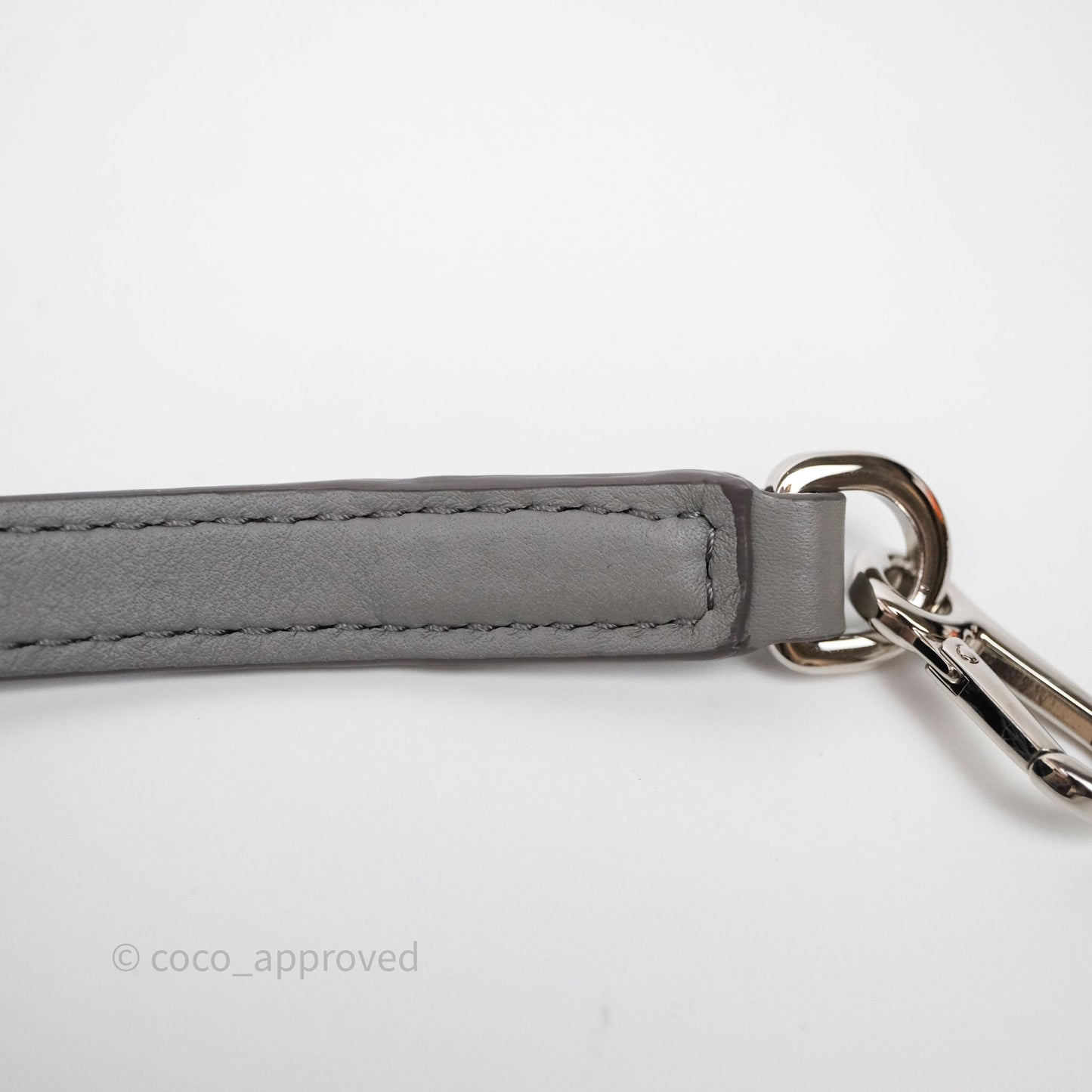 Loewe Mini Flamenco Clutch Nappa Calfskin Grey