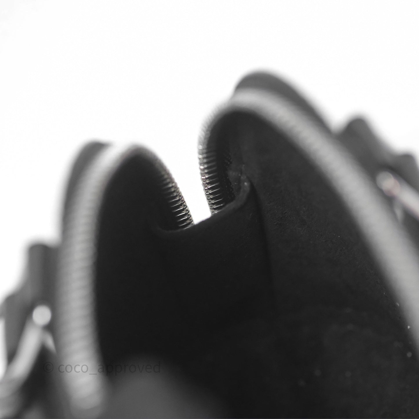 Louis Vuitton Alma Nano Black Silver Hardware