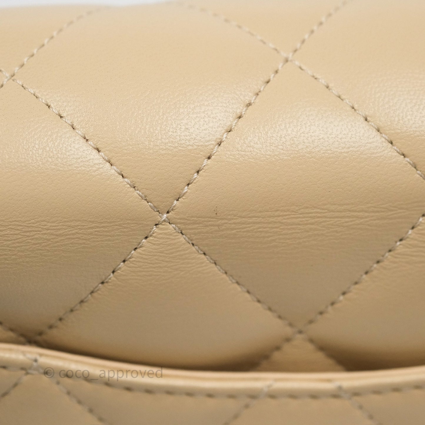 Chanel Sweetheart Mini Flap Beige Shiny Lambskin Aged Gold Hardware