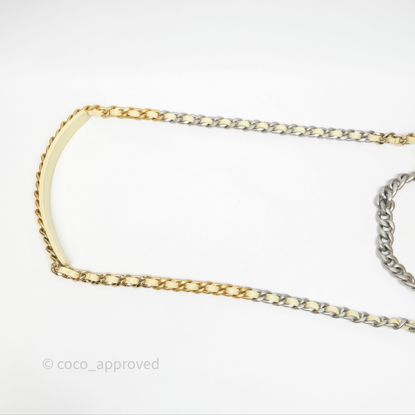 Chanel 19 Small Light Yellow Mixed Hardware