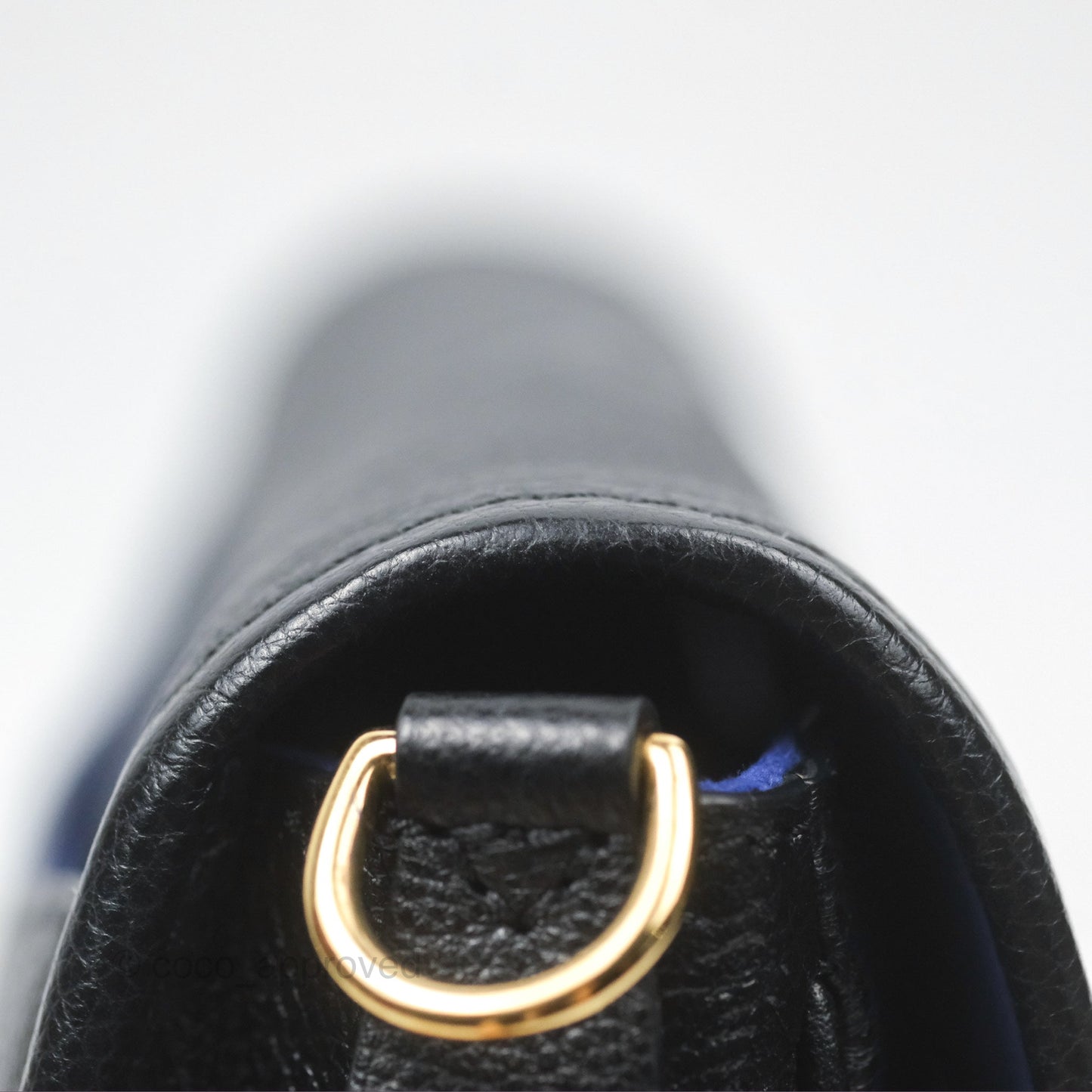 Louis Vuitton Diane Black Monogram Empreinte Leather