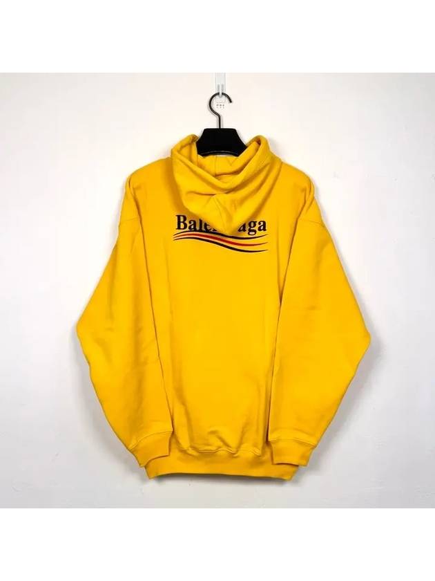 Luxury Balenciaga Political Campaign Medium Fit Hoodie Yellow